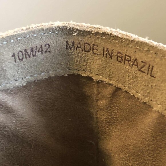 New LOUISE ET CIE Varsan Suede Platform Chelsea Boot Sandstorm 10 MSRP $180 - Picture 6 of 8